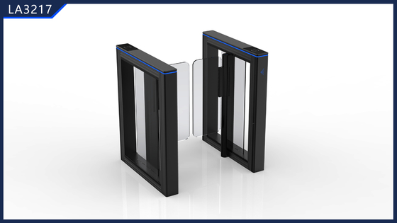 Compact lightweight and space free access control swing speed gate turnstiles