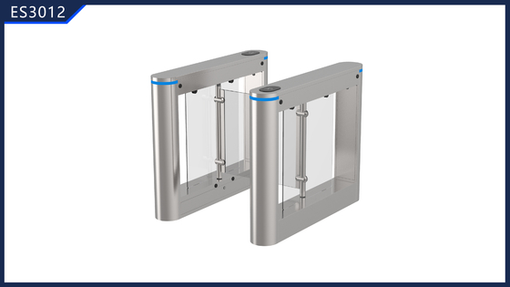 35 Persons/min Access Control 150W Office Building Smart  Swing Barrier Gate