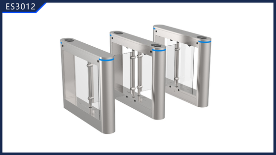 35 Persons/min Access Control 150W Office Building Smart  Swing Barrier Gate
