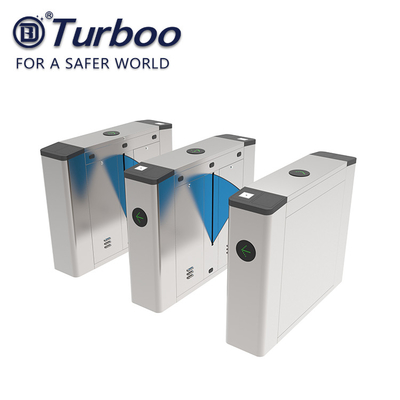 Pedestrian Flap Barrier Turnstile For Indoor And Outdoor Security Management