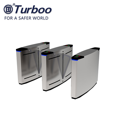 Pedestrian Flap Turnstile Barrier Gate , Access Control Security Access Gates