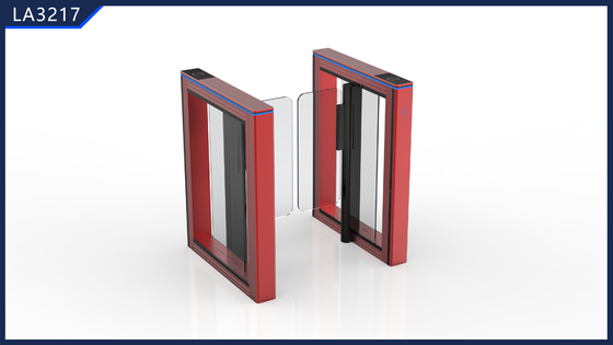 Compact lightweight and space free access control swing speed gate turnstiles