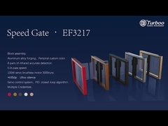 आधुनिक शैली एकीकृत डिजाइन टर्नस्टाइल सुरक्षा स्पीड गेट स्टेनलेस स्टील स्विंग गेट कार्यालय के लिए